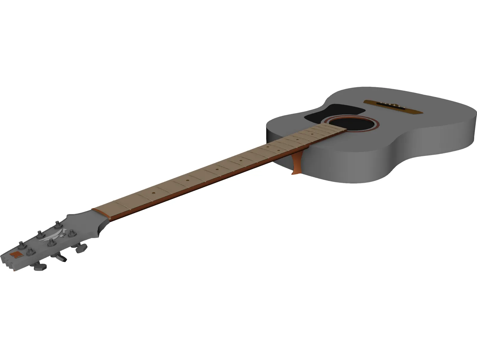 Guitar 3D Model