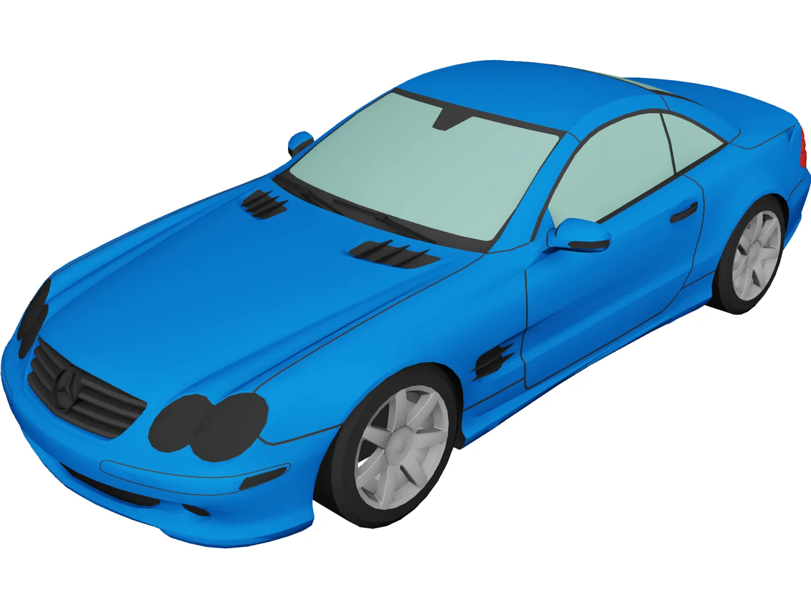 Mercedes-Benz SL500 3D Model