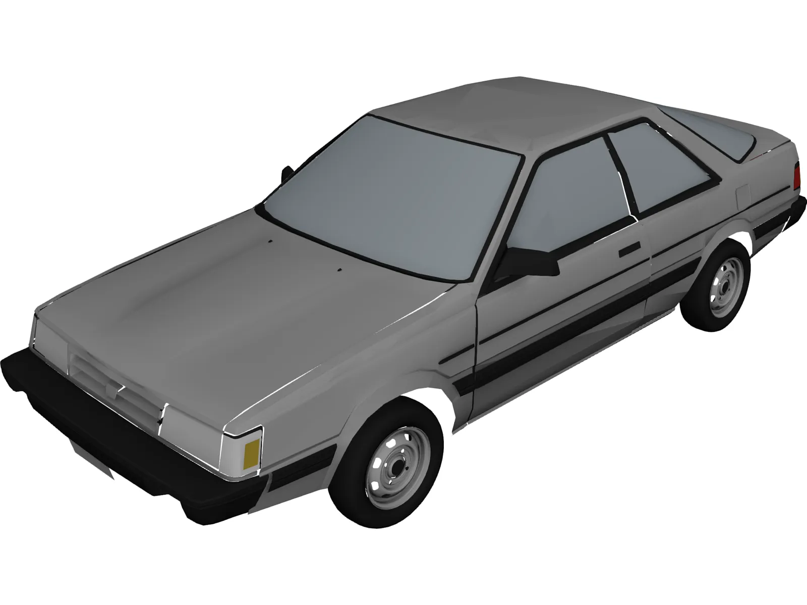 Subaru GL (1989) 3D Model