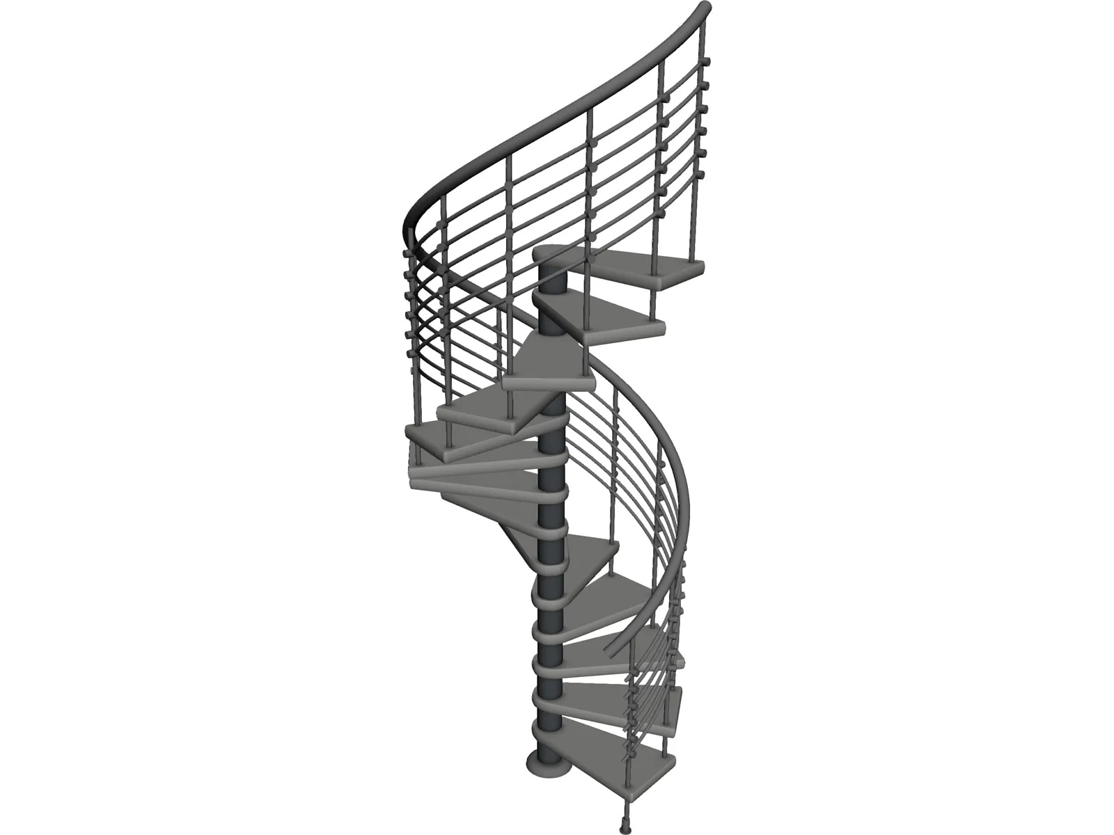 Spiral Staircase  3D Model