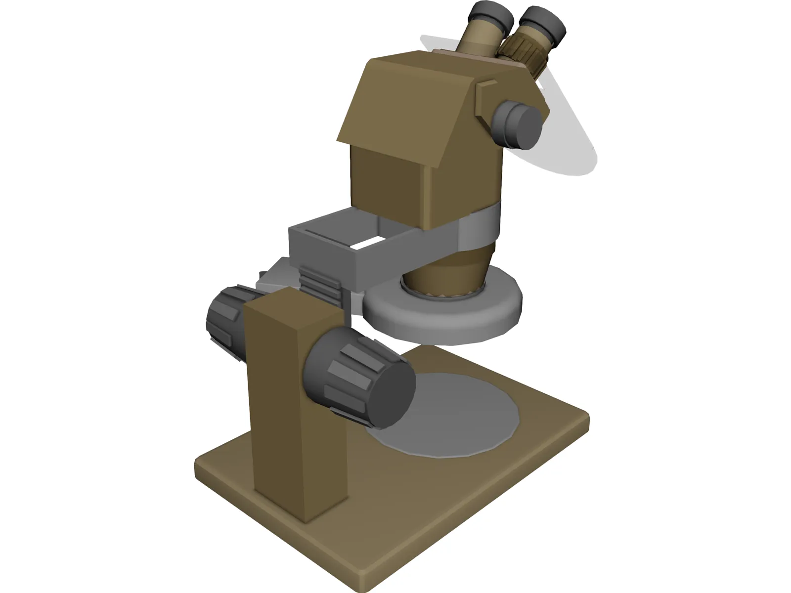 Single Dioptor Stereo Mcroscope 3D Model