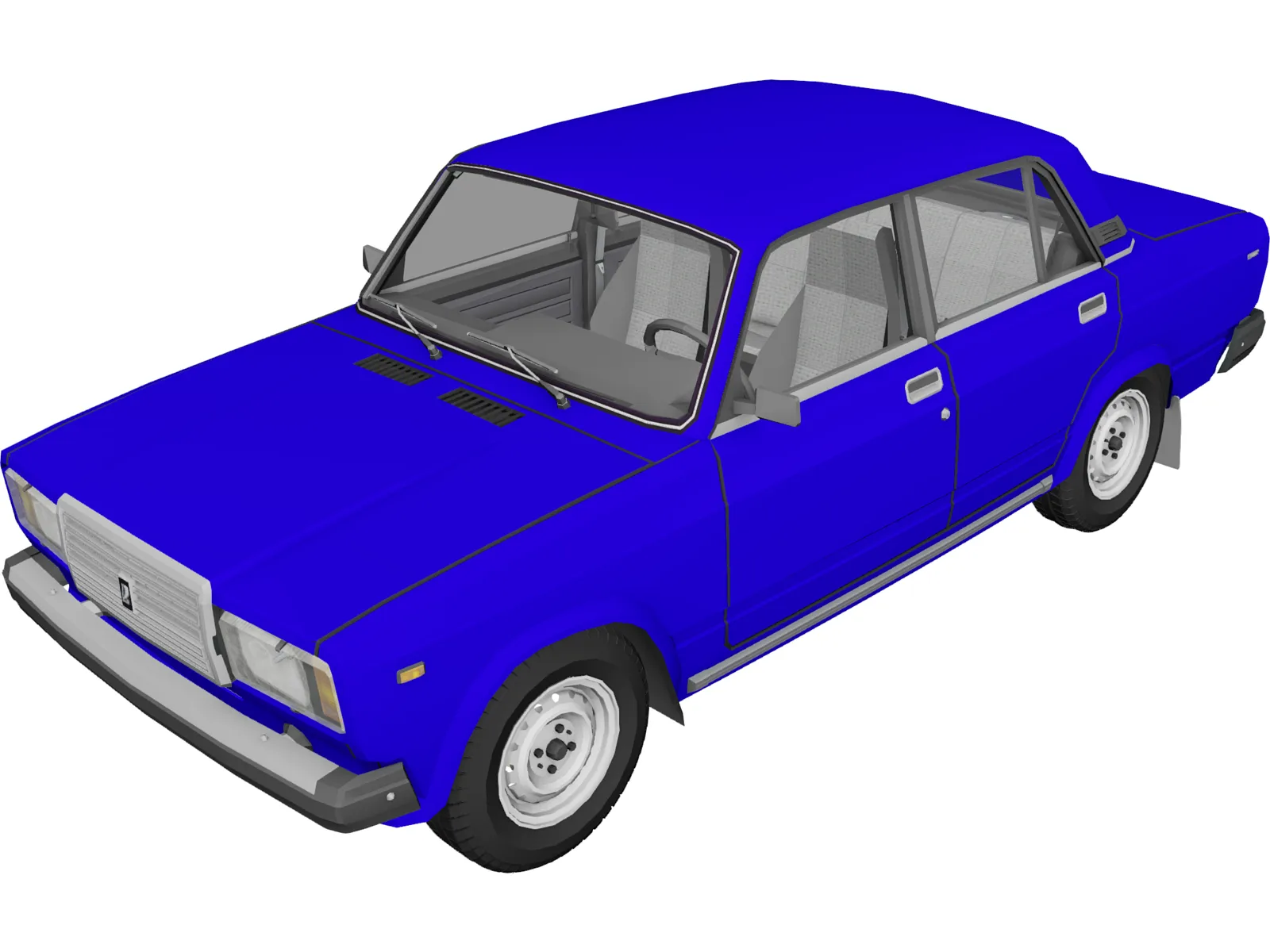 VAZ 2107 3D Model