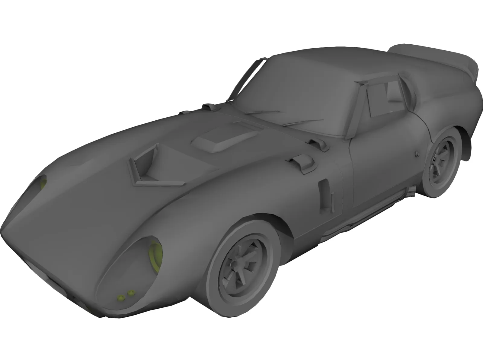 Cobra Schelby Daytona 3D Model