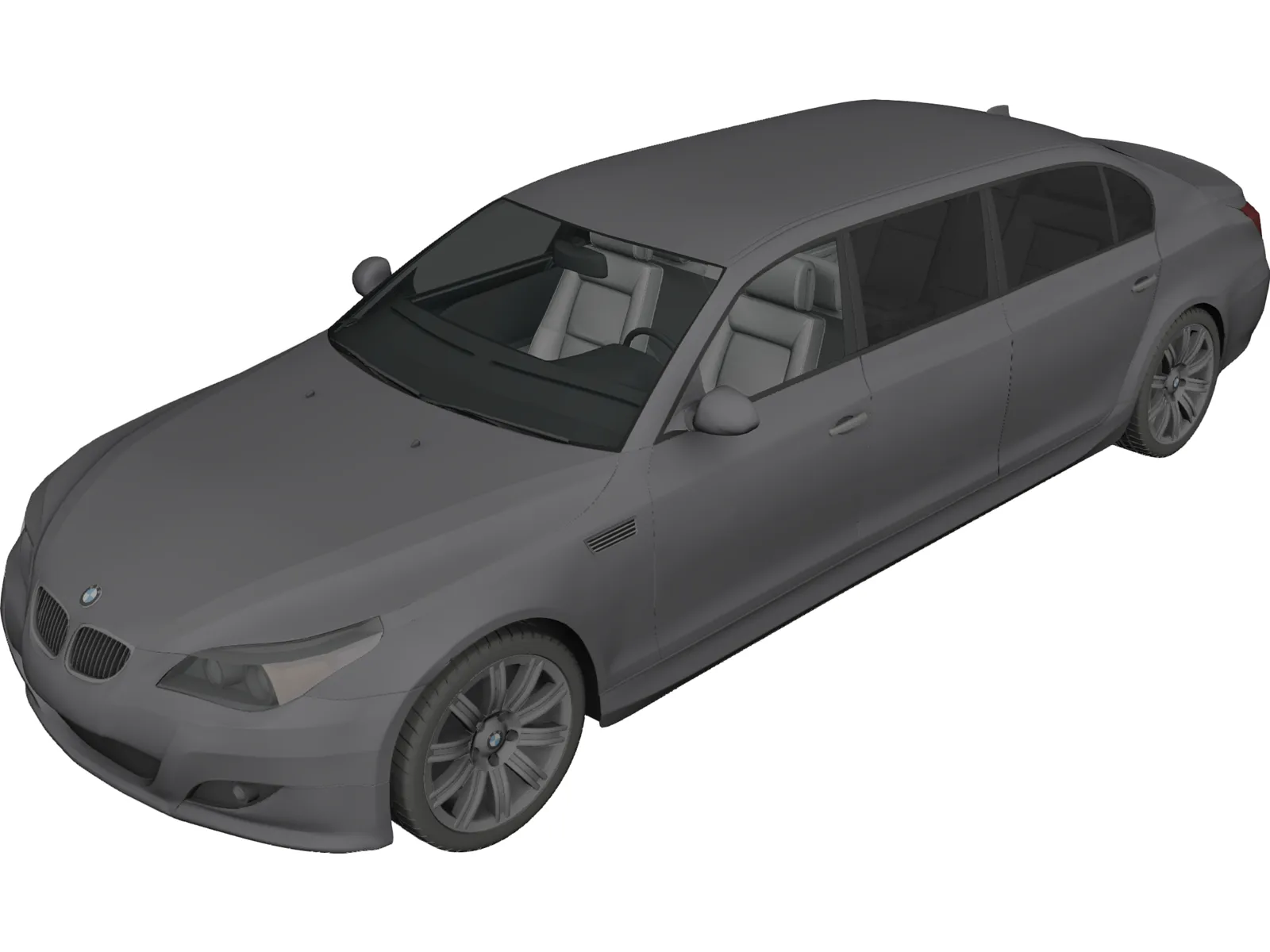 BMW M5 Limo 3D Model