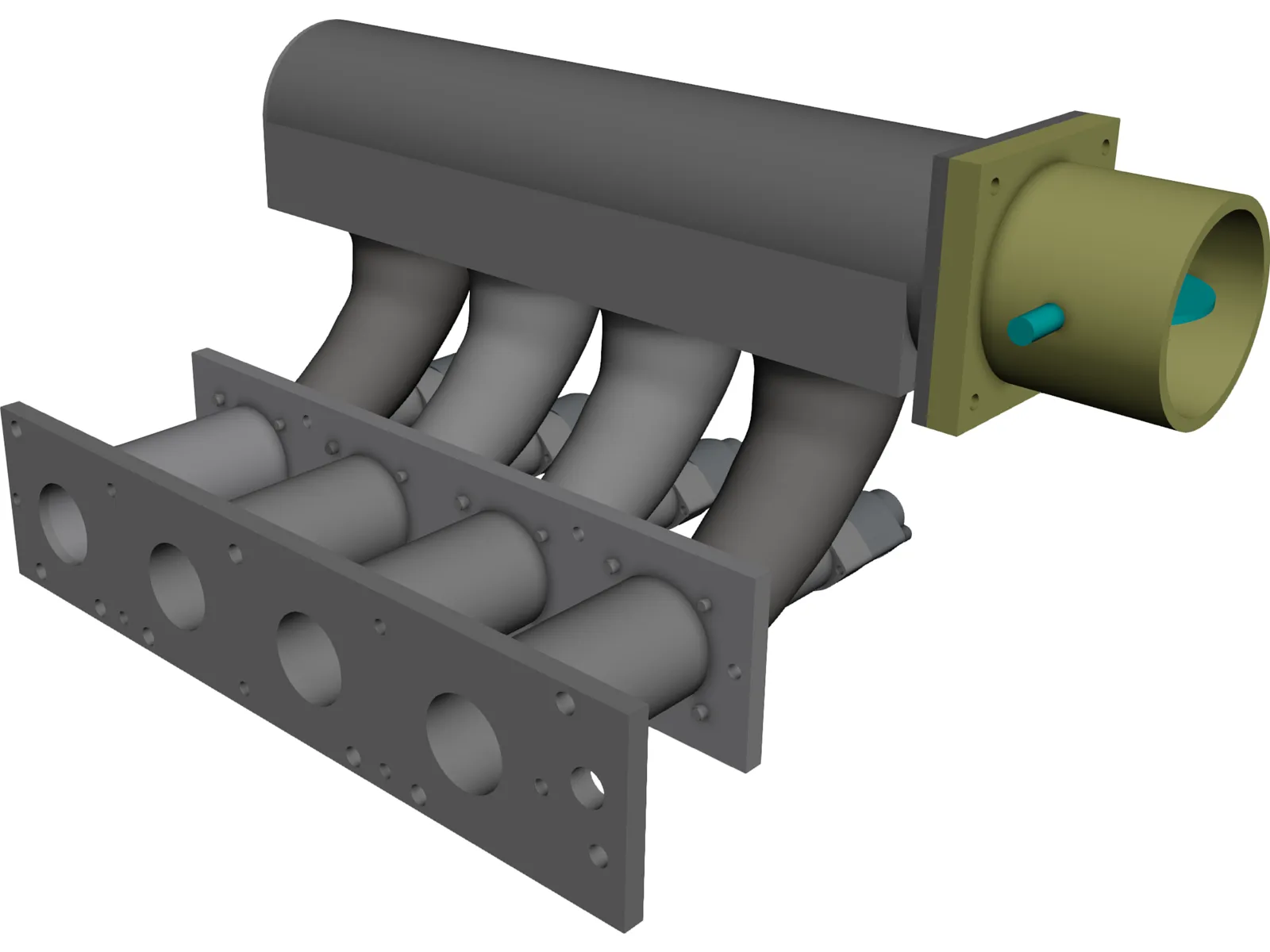 Honda CRX-Civic 84-87 Performance Intake Manifold 3D Model