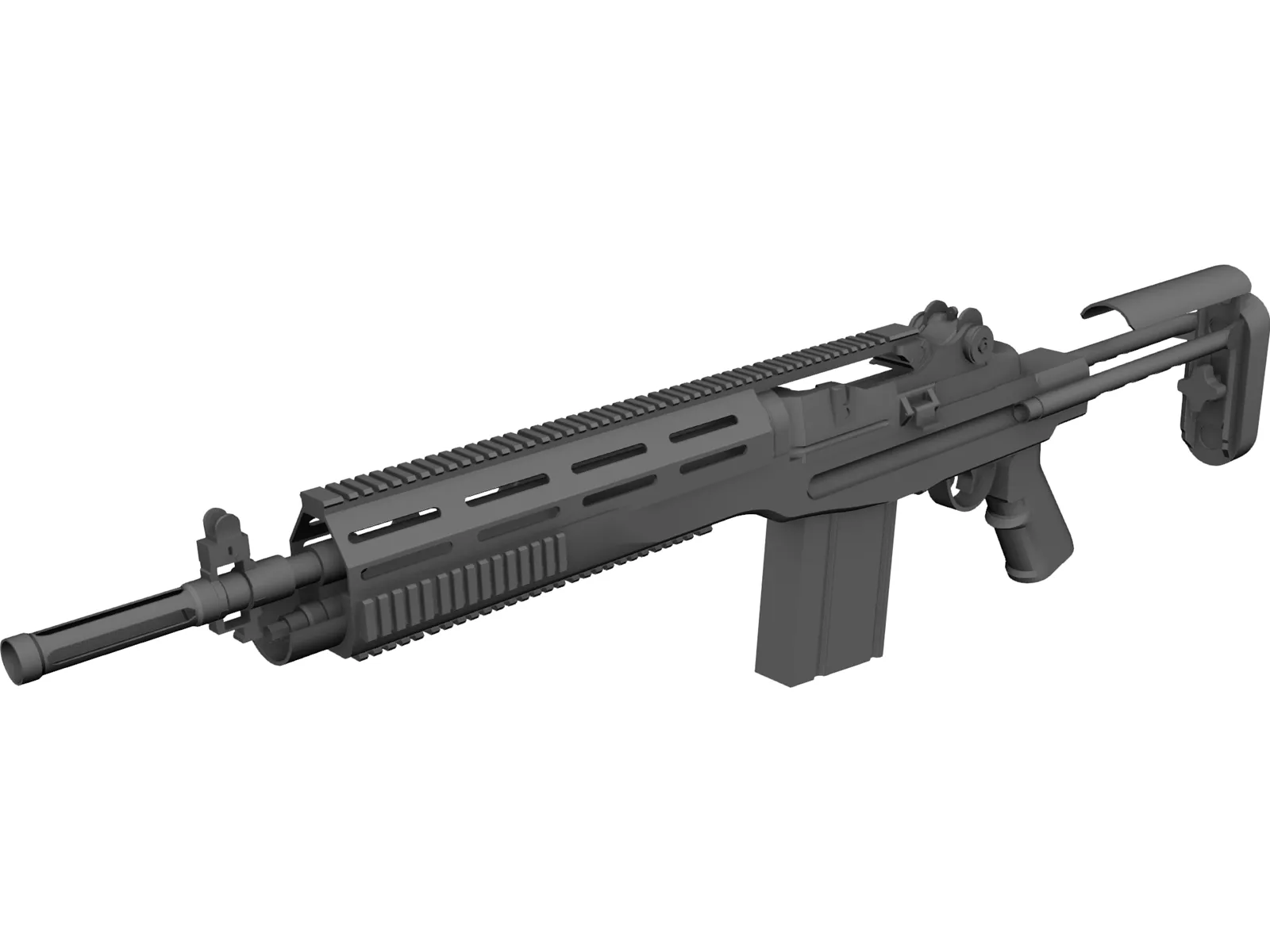 M14 EBR 3D Model