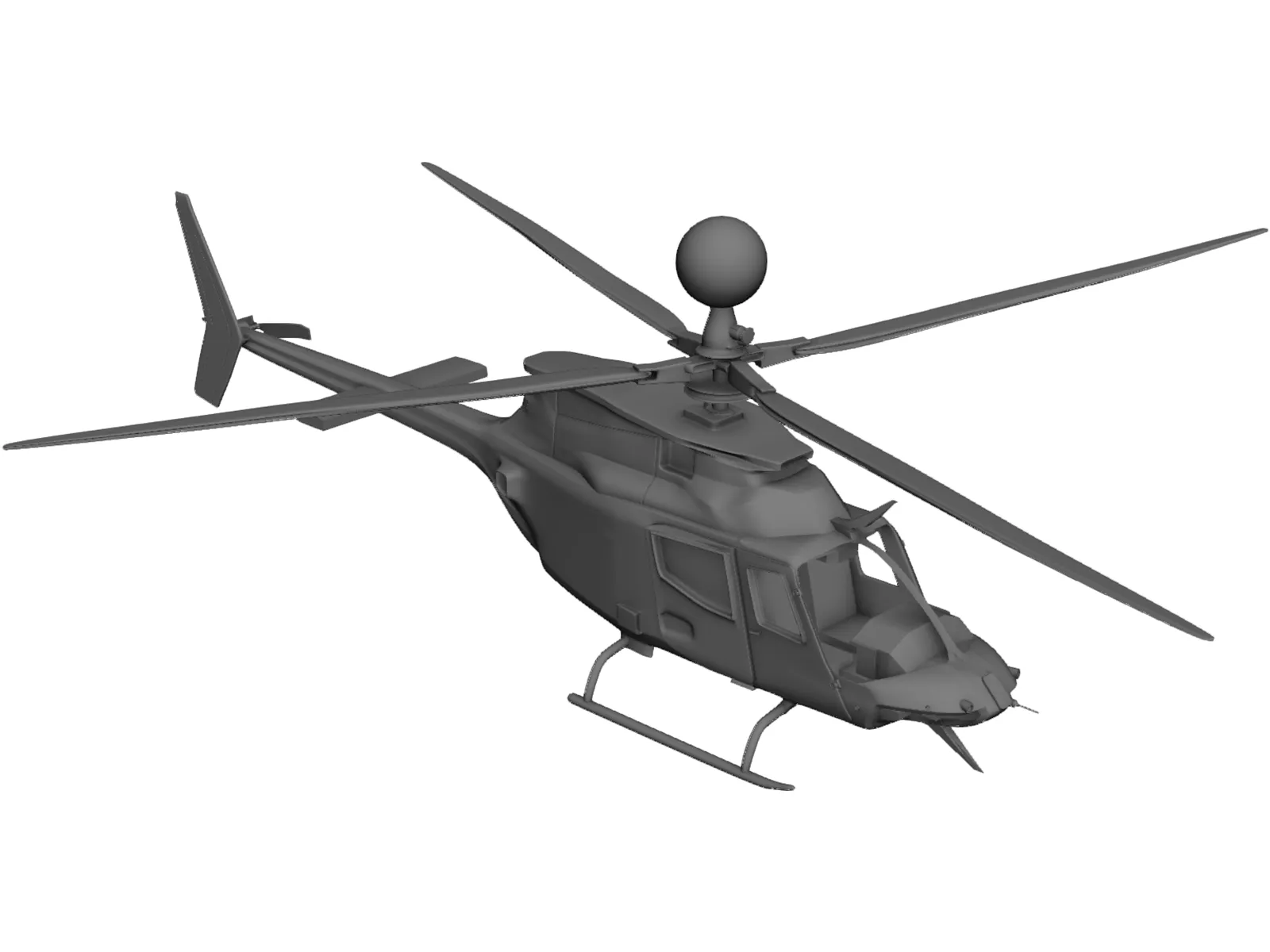 Bell OH-58 3D Model