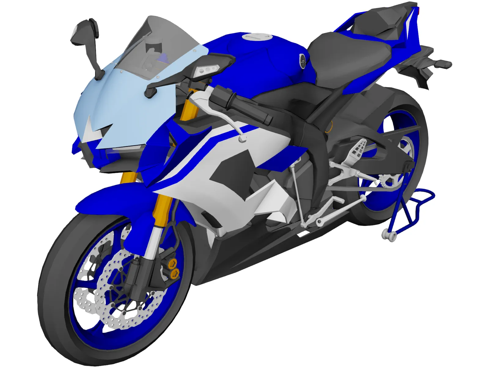 Yamaha YZF-R6 3D Model