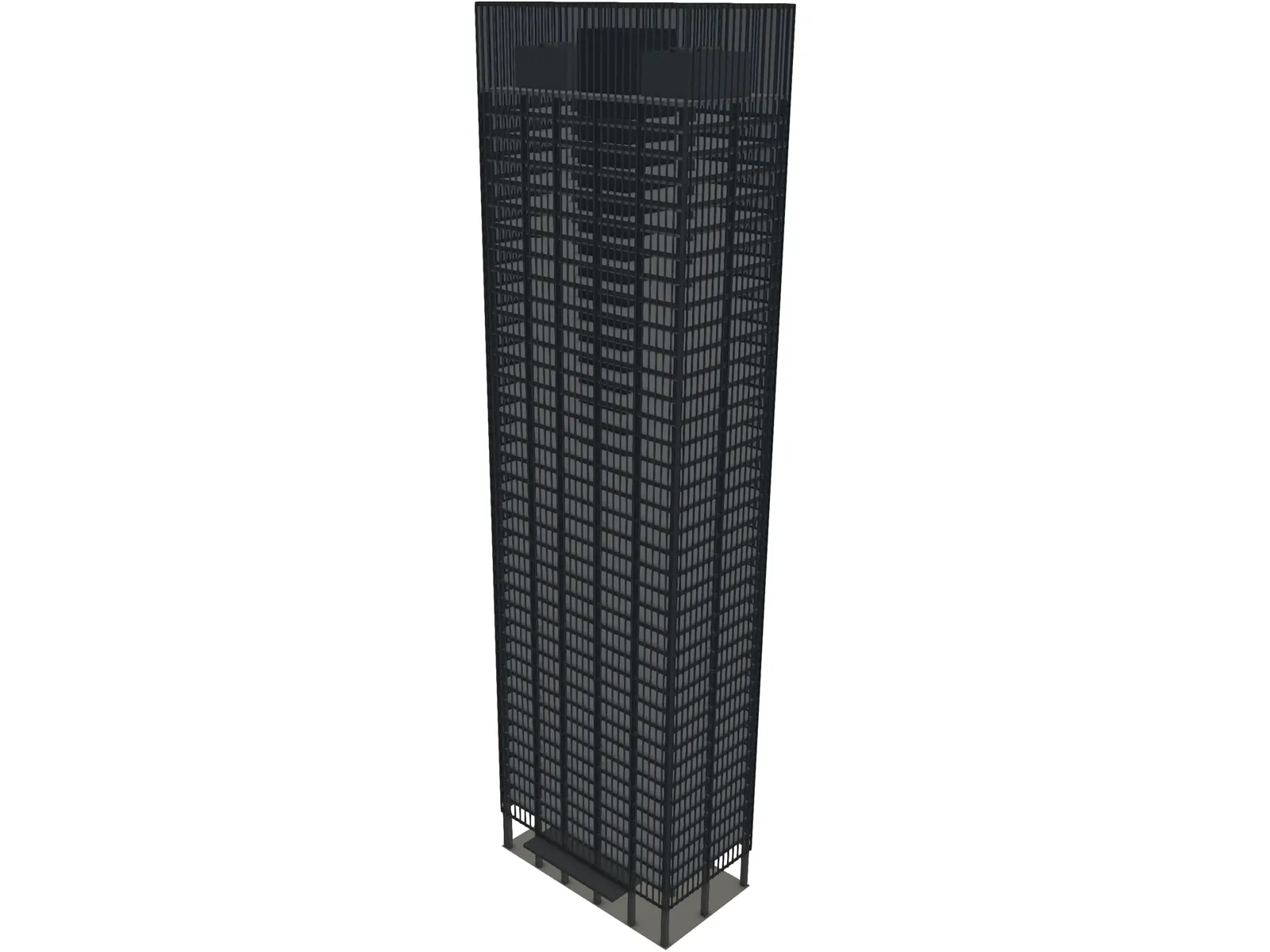 Seagram Tower 3D Model