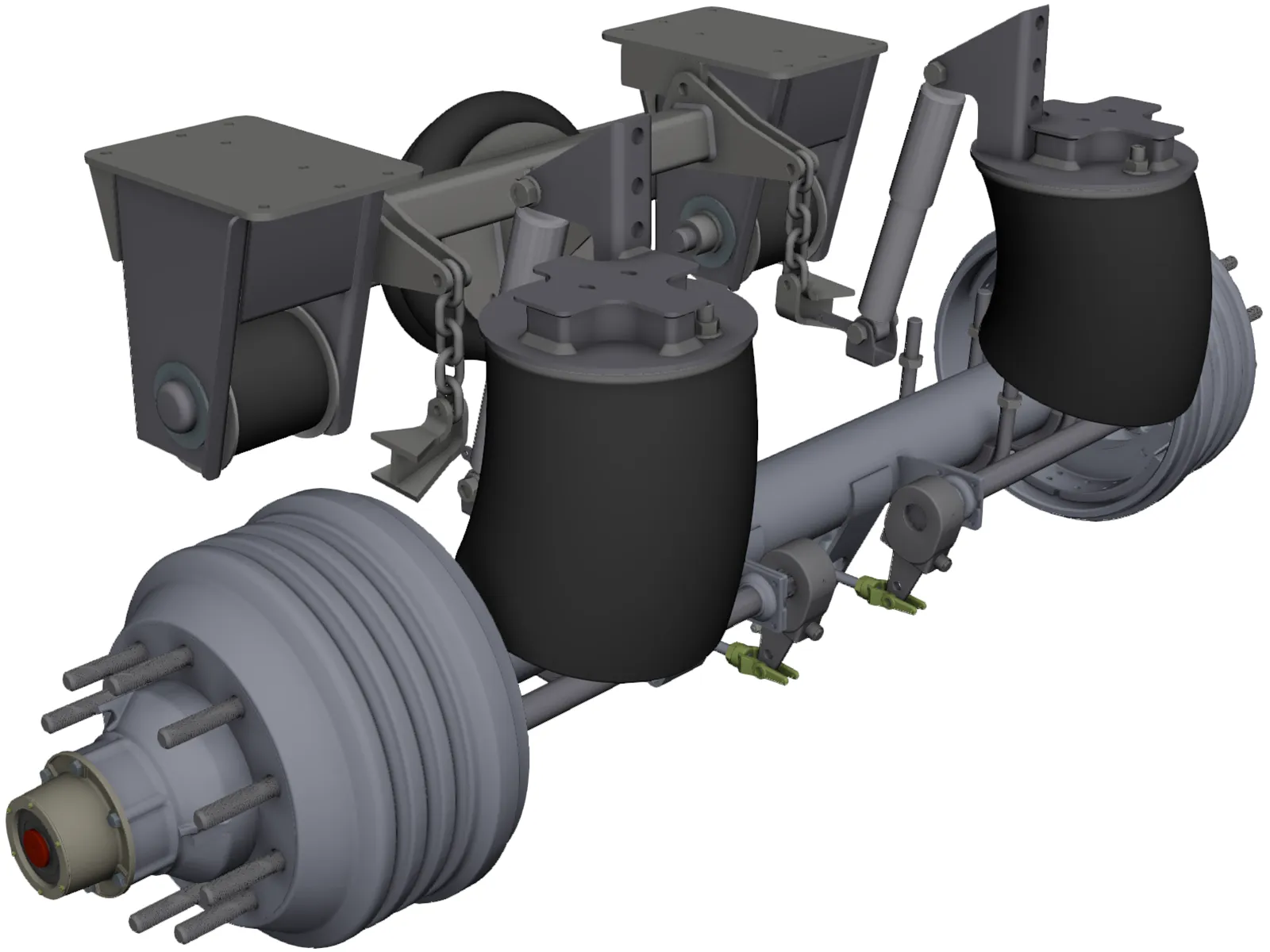 HT300-19-004 Hendrickson Suspension 3D Model