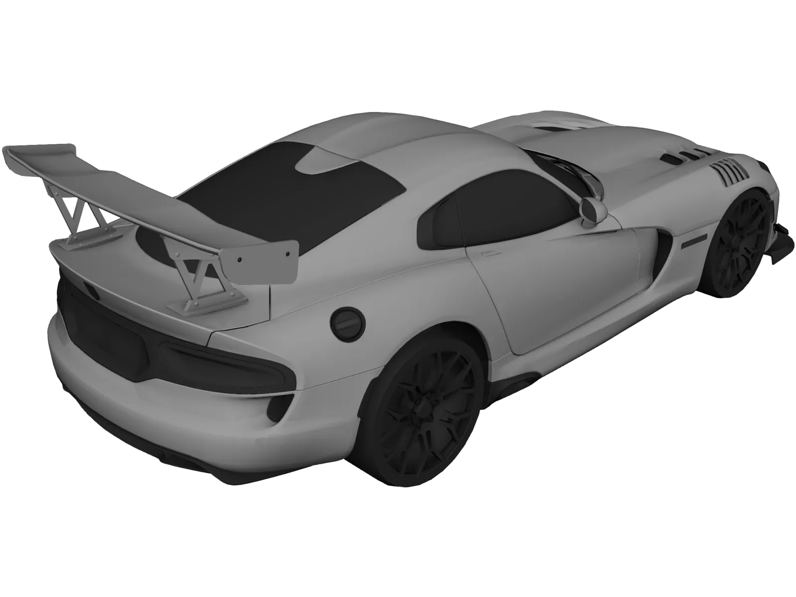 Dodge Viper ACR (2016) 3D Model