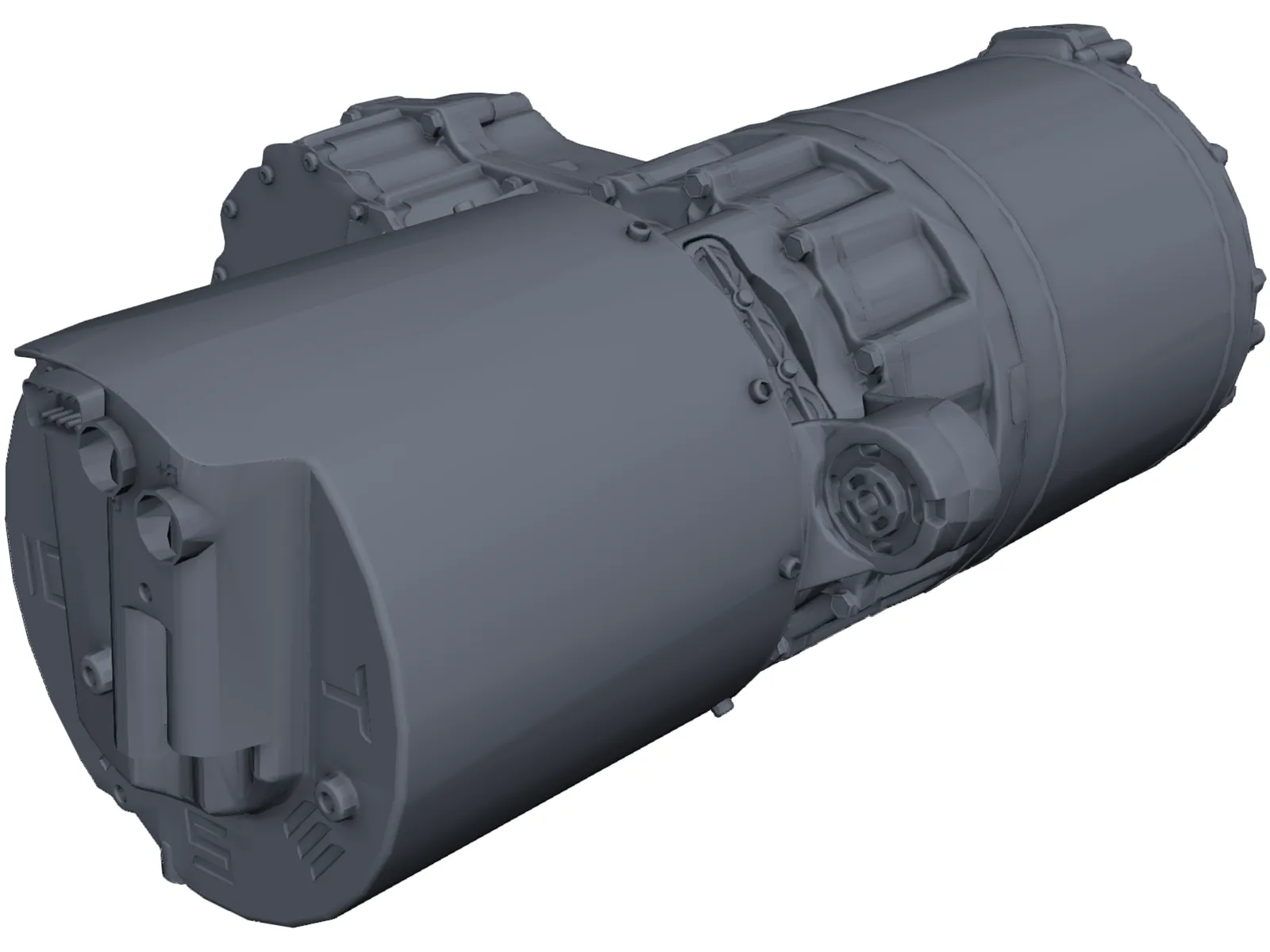 Tesla Large Drive Motor 3D Model