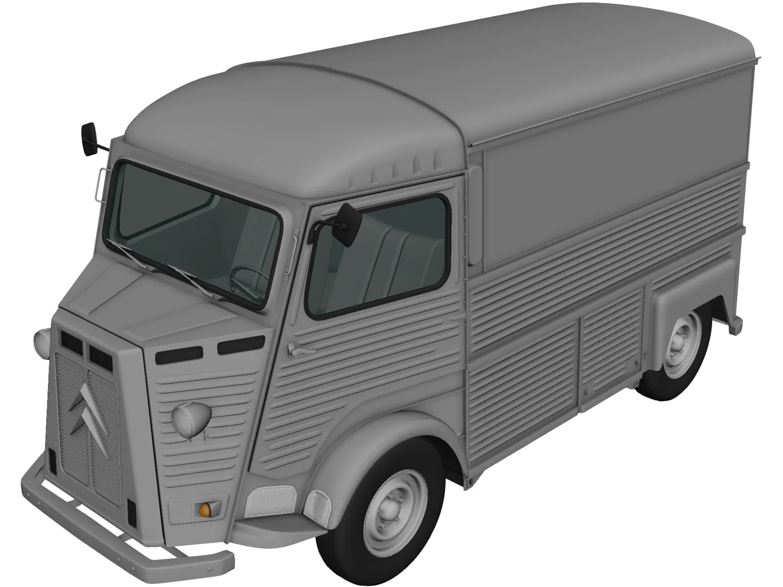 Citroen H Van (1980) 3D Model