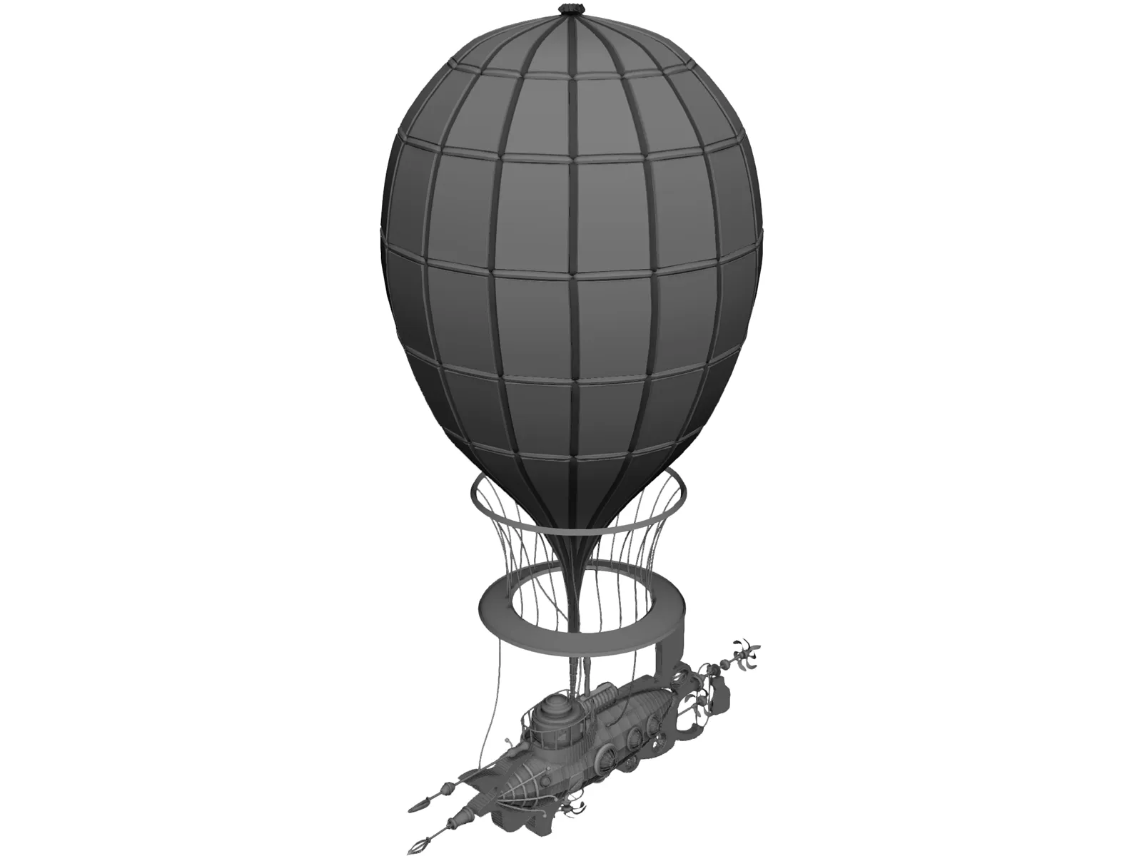 Airship 3D Model