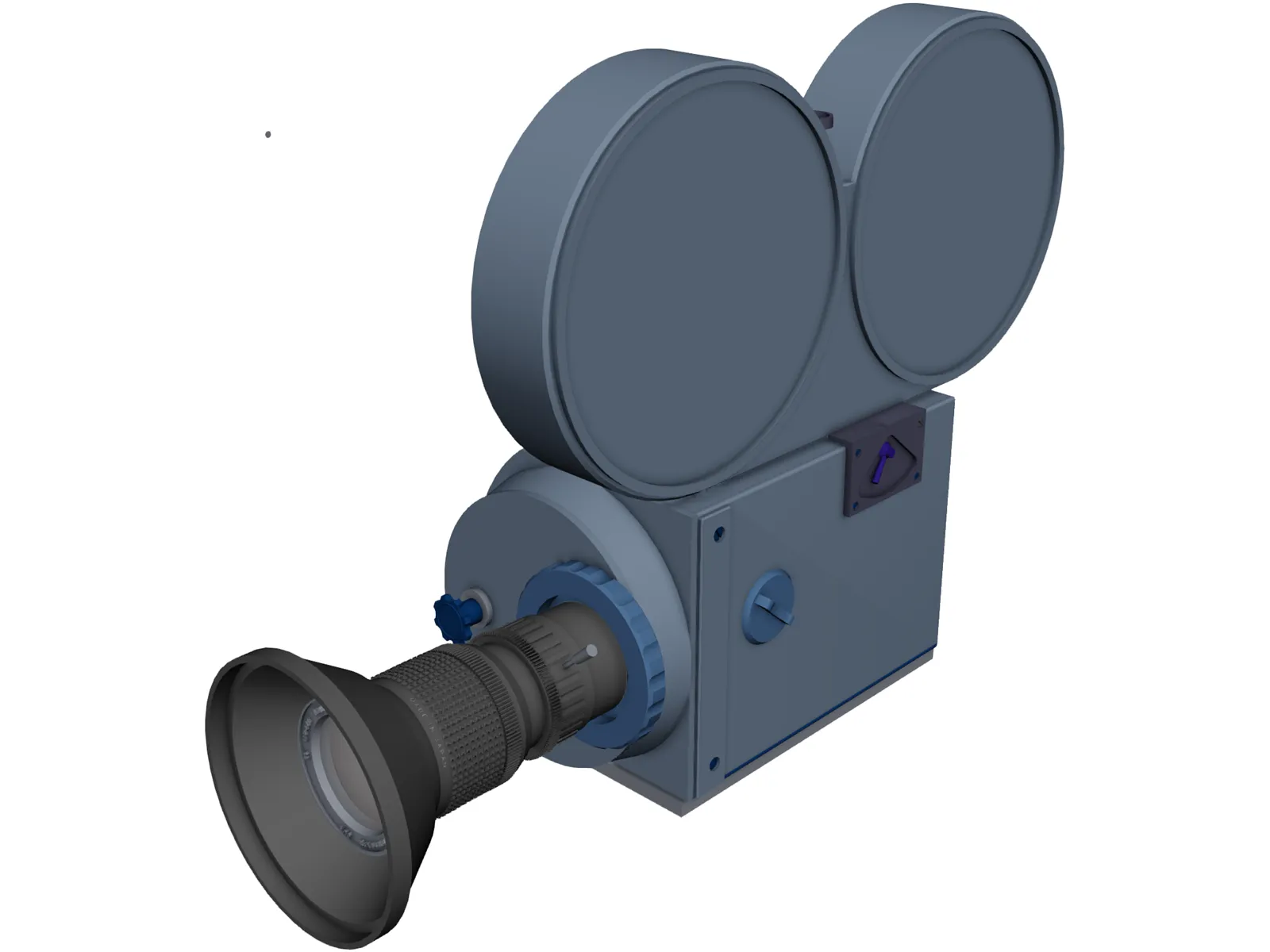 Movie Camera 3D Model