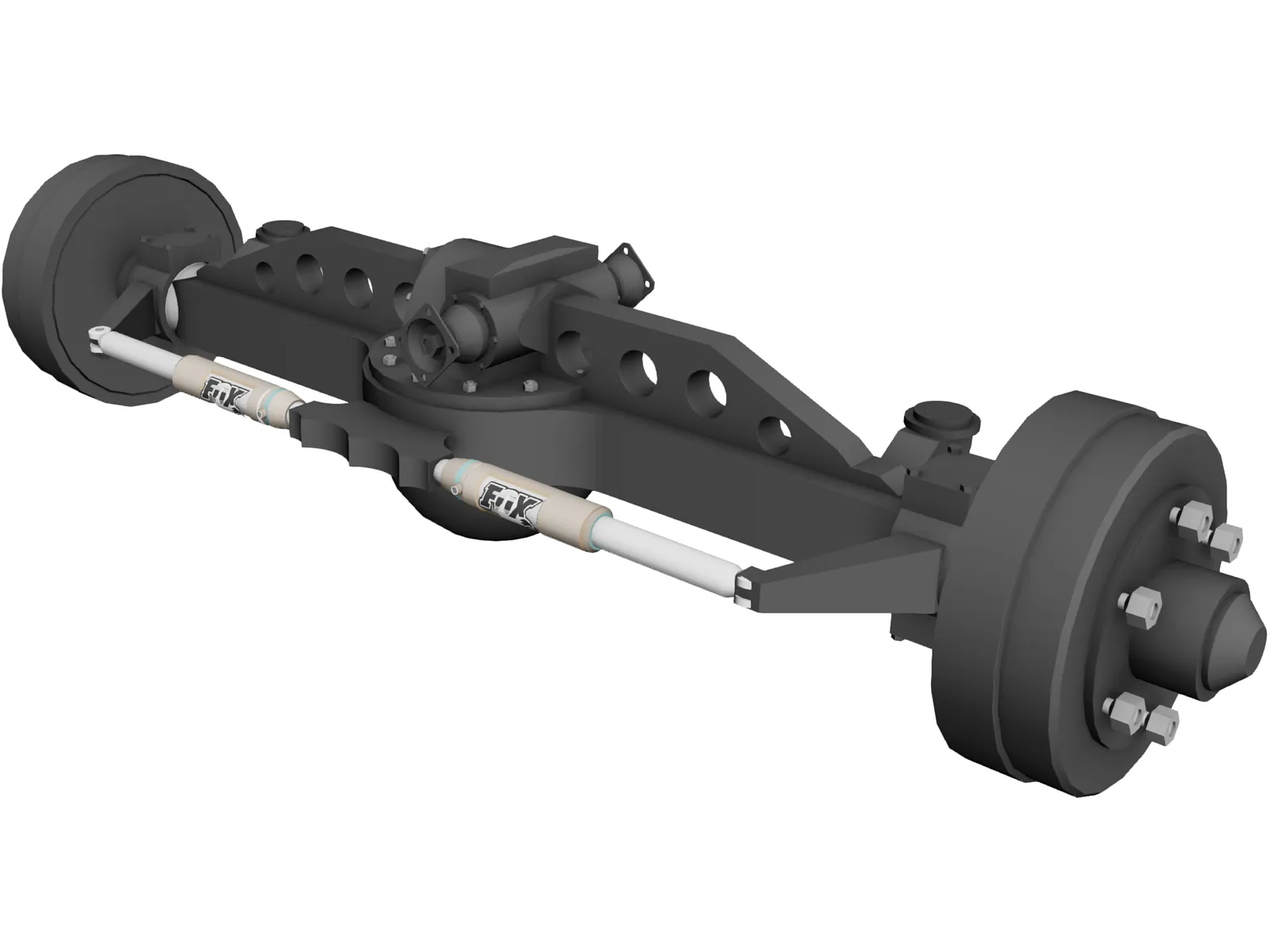 Rockwell Truck Axle 3D Model