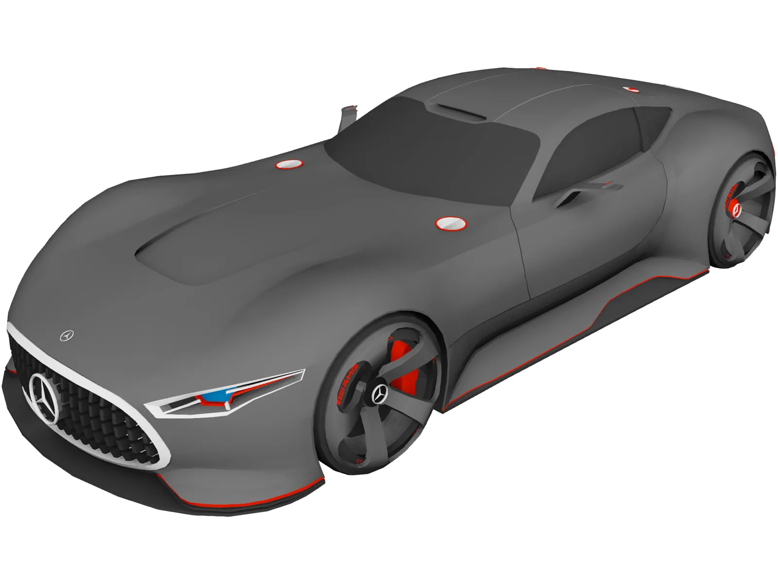 Mercedes-Benz AMG Vision GT Concept 3D Model