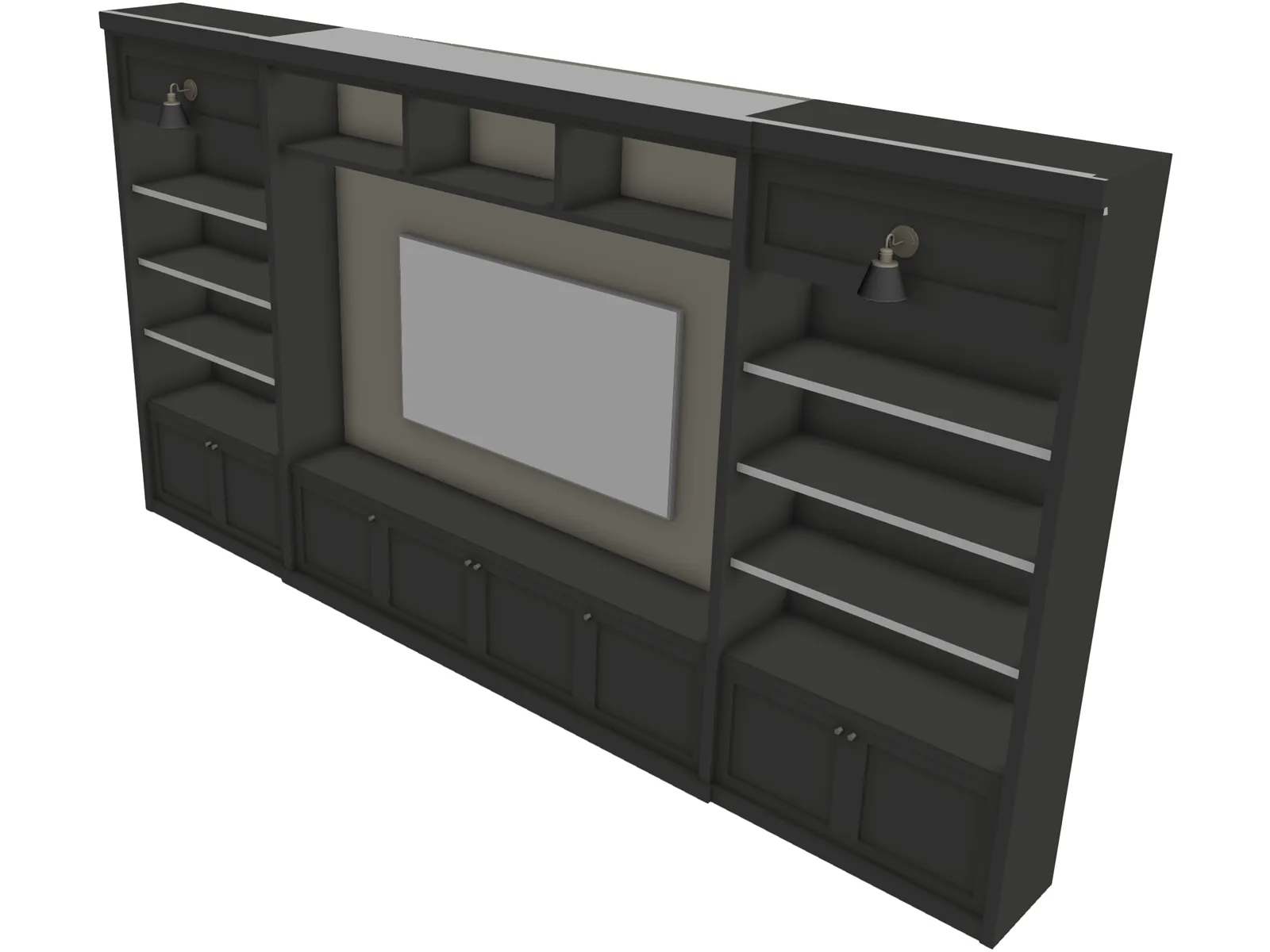 TV Unit 3D Model