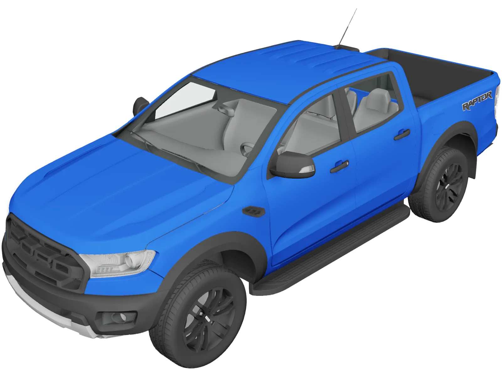 Ford Ranger Raptor (2018) 3D Model