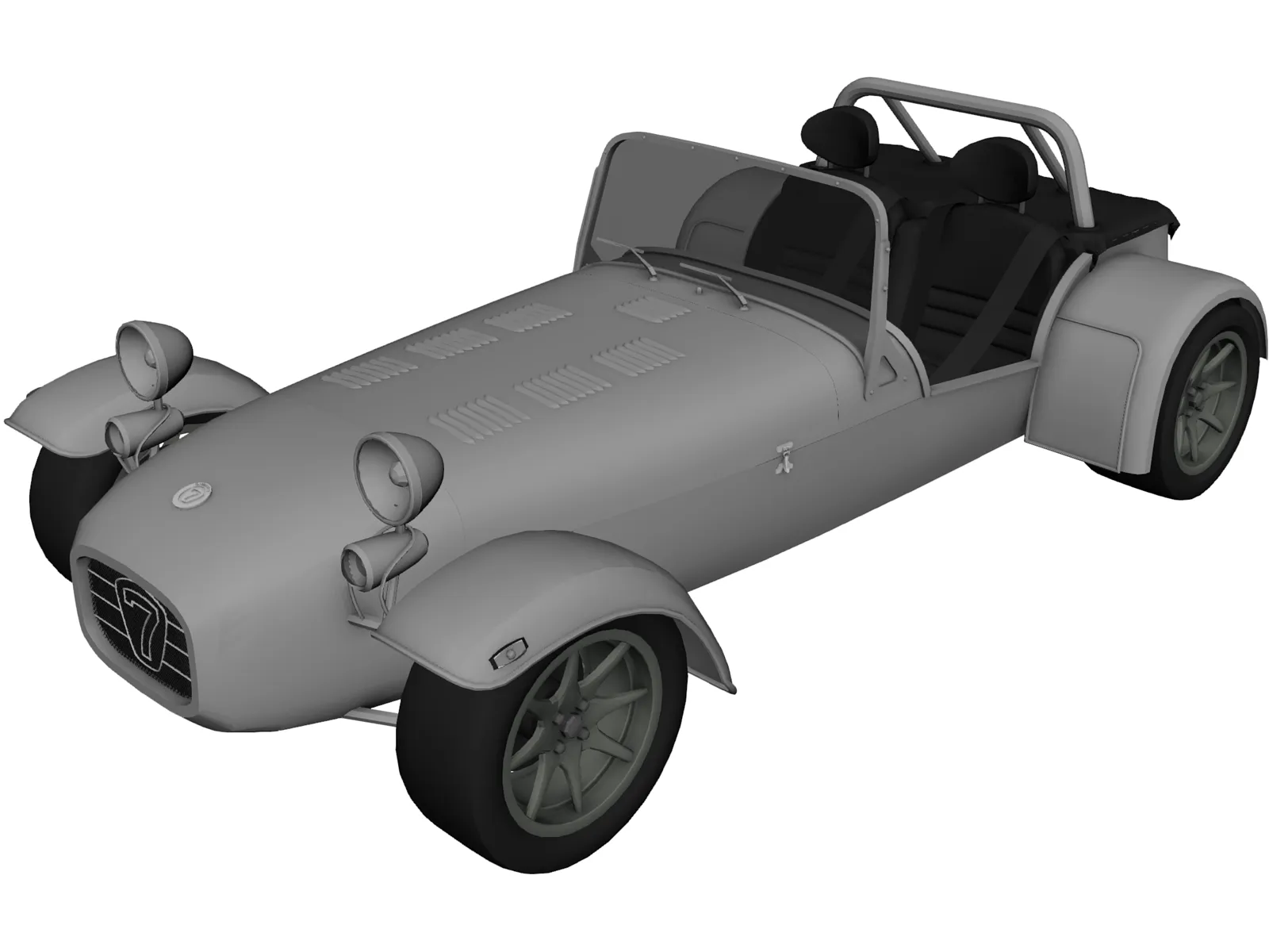 Caterham Super Seven (1982) 3D Model