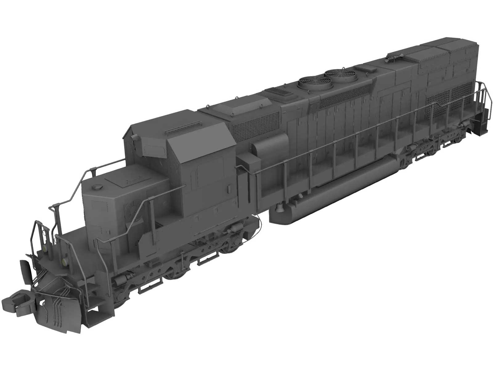 EMD SD40T 3D Model