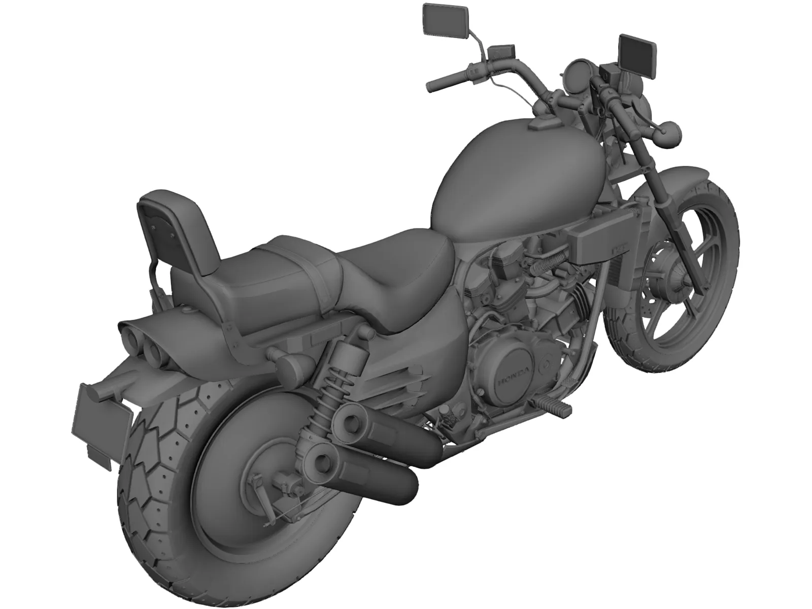 Honda Magna (1987) 3D Model