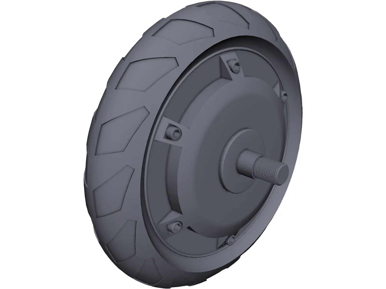 Wheel Motor 3D Model