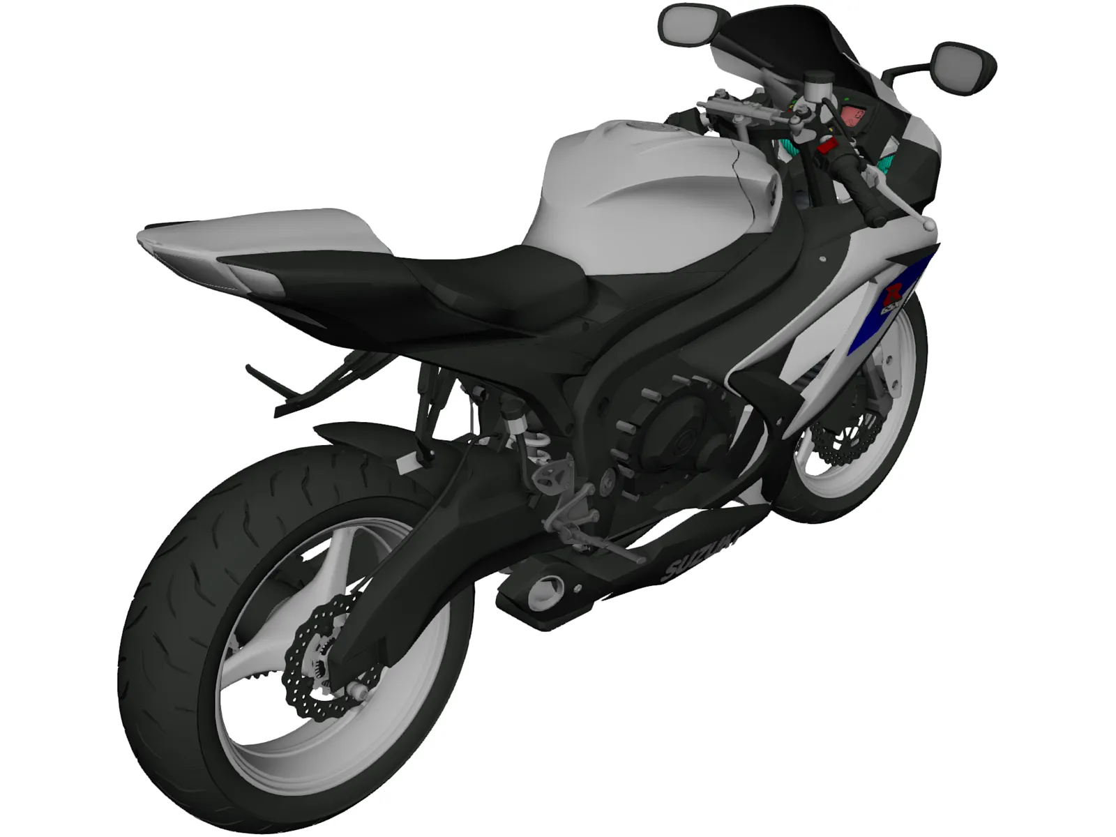 Suzuki GSX-R 750 (2008) 3D Model