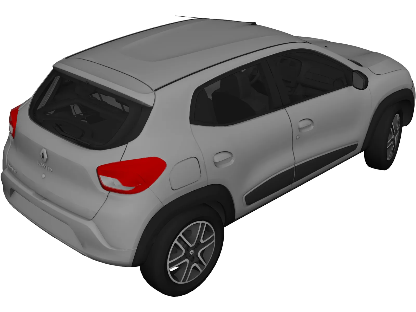 Renault Kwid (2017) 3D Model