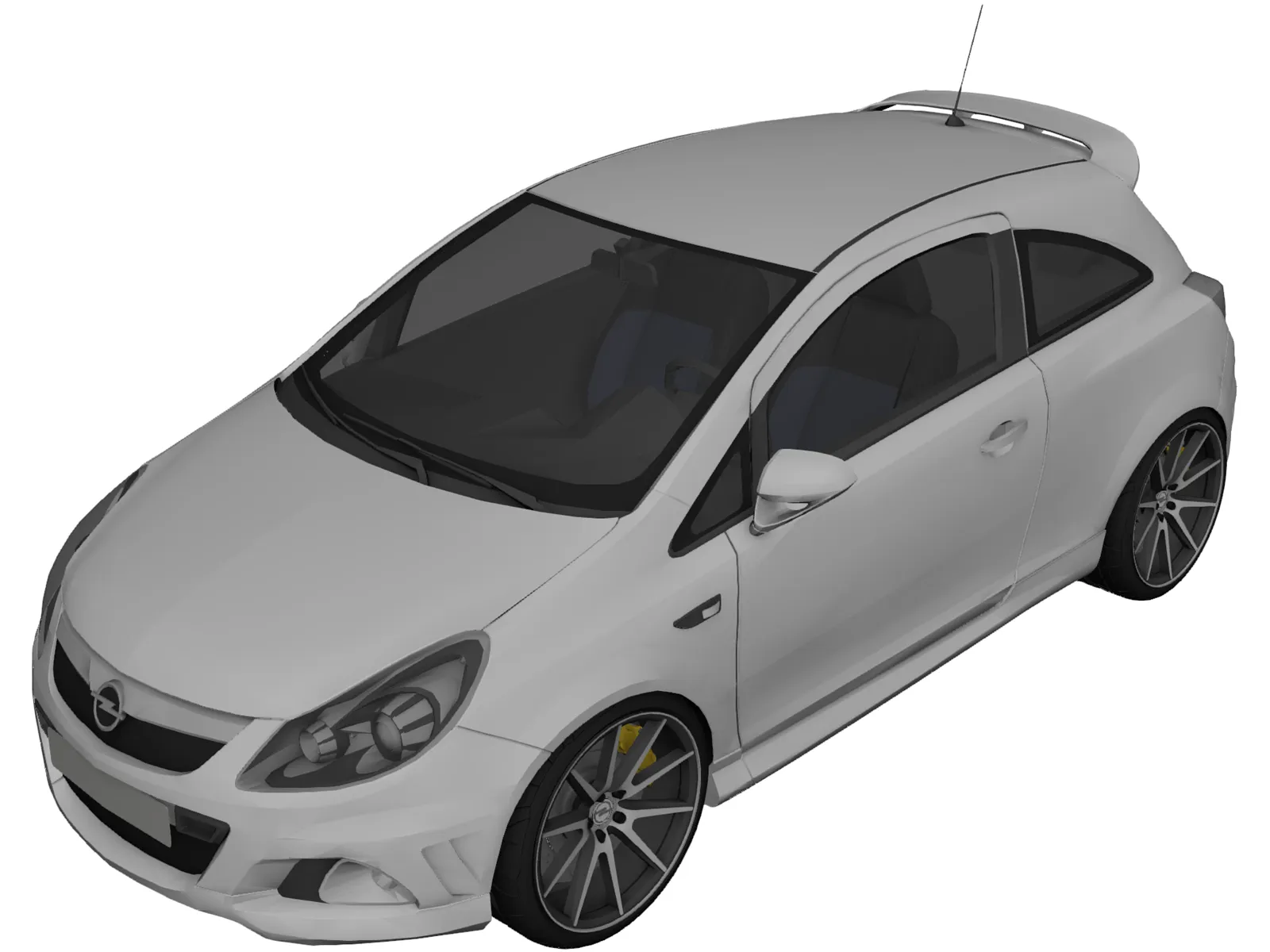 Opel Corsa OPC 3D Model