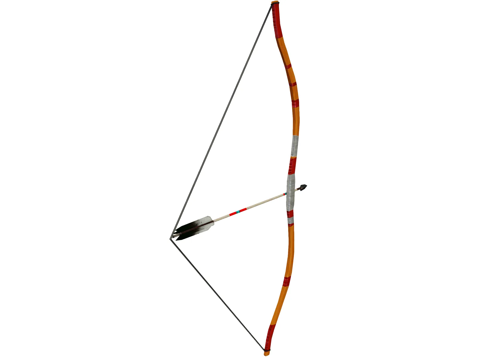 Indian Bow 3D Model