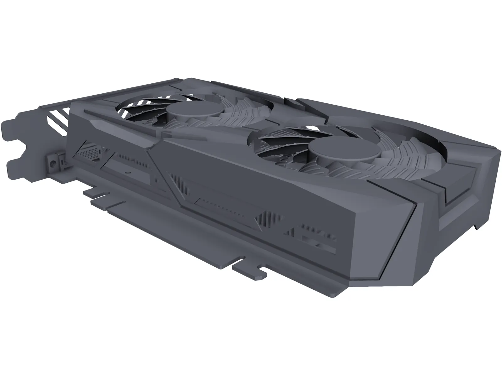 Gigabyte Nvidia GTX1050 Graphics Card 3D Model