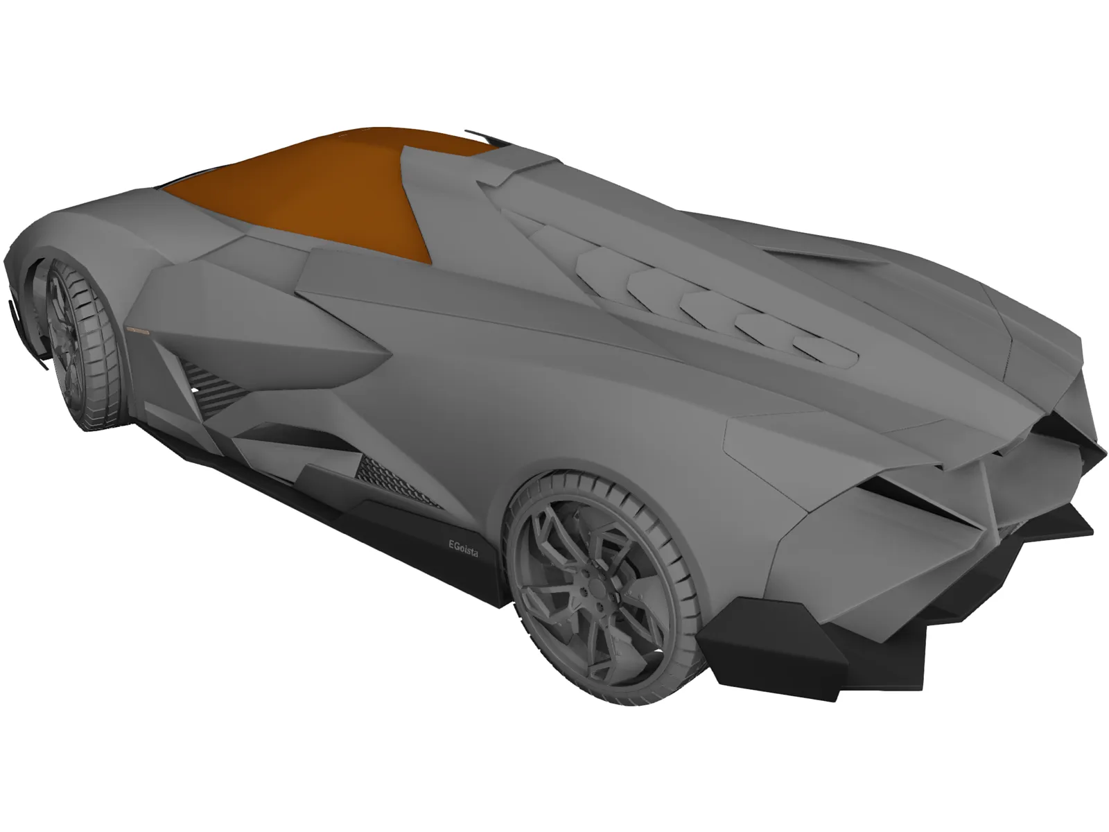 Lamborghini Egoista 3D Model