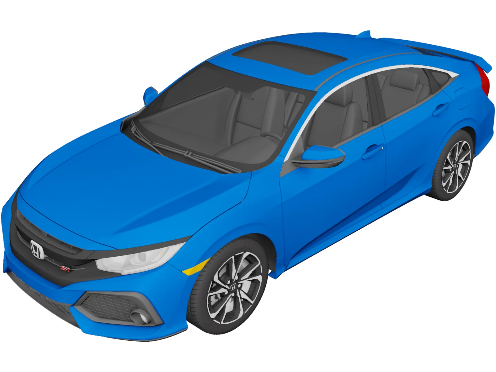 Honda Civic Si Sedan (2017) 3D Model