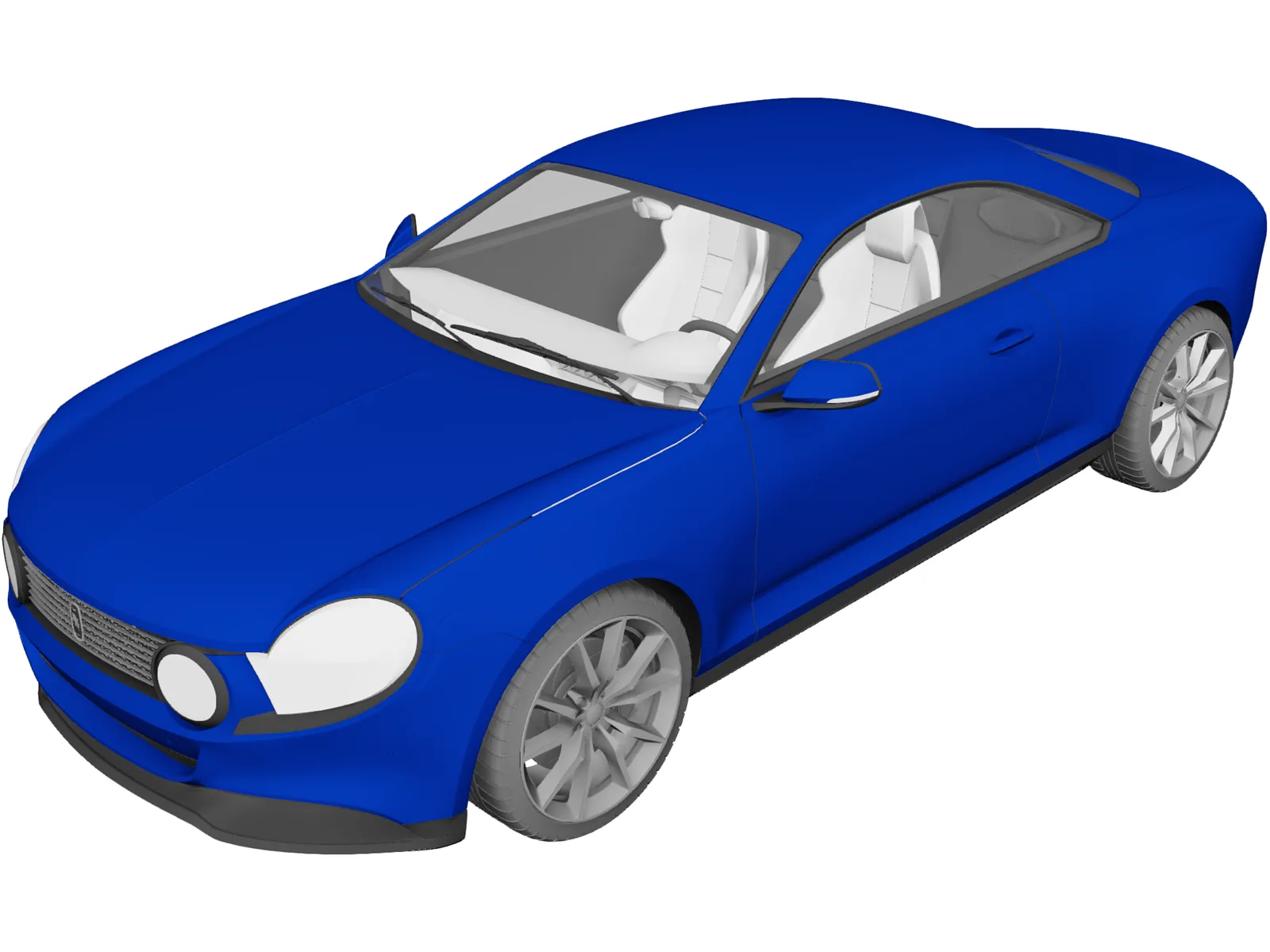 Fiat Torino Concept Coupe 3D Model