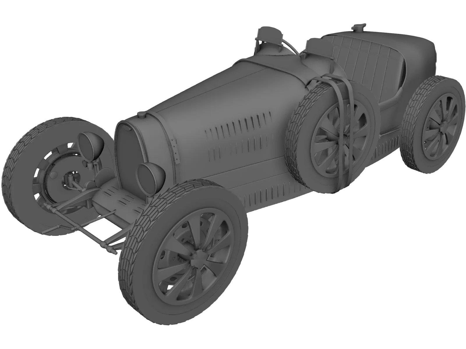 Bugatti Type 37B (1937) 3D Model