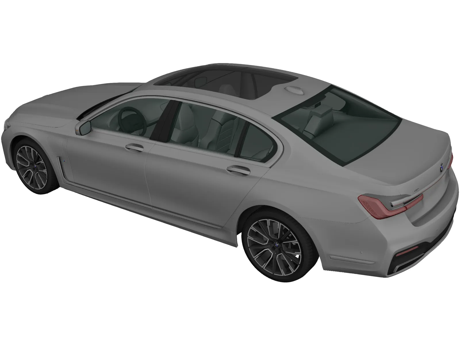 BMW 7-Series (2020) 3D Model