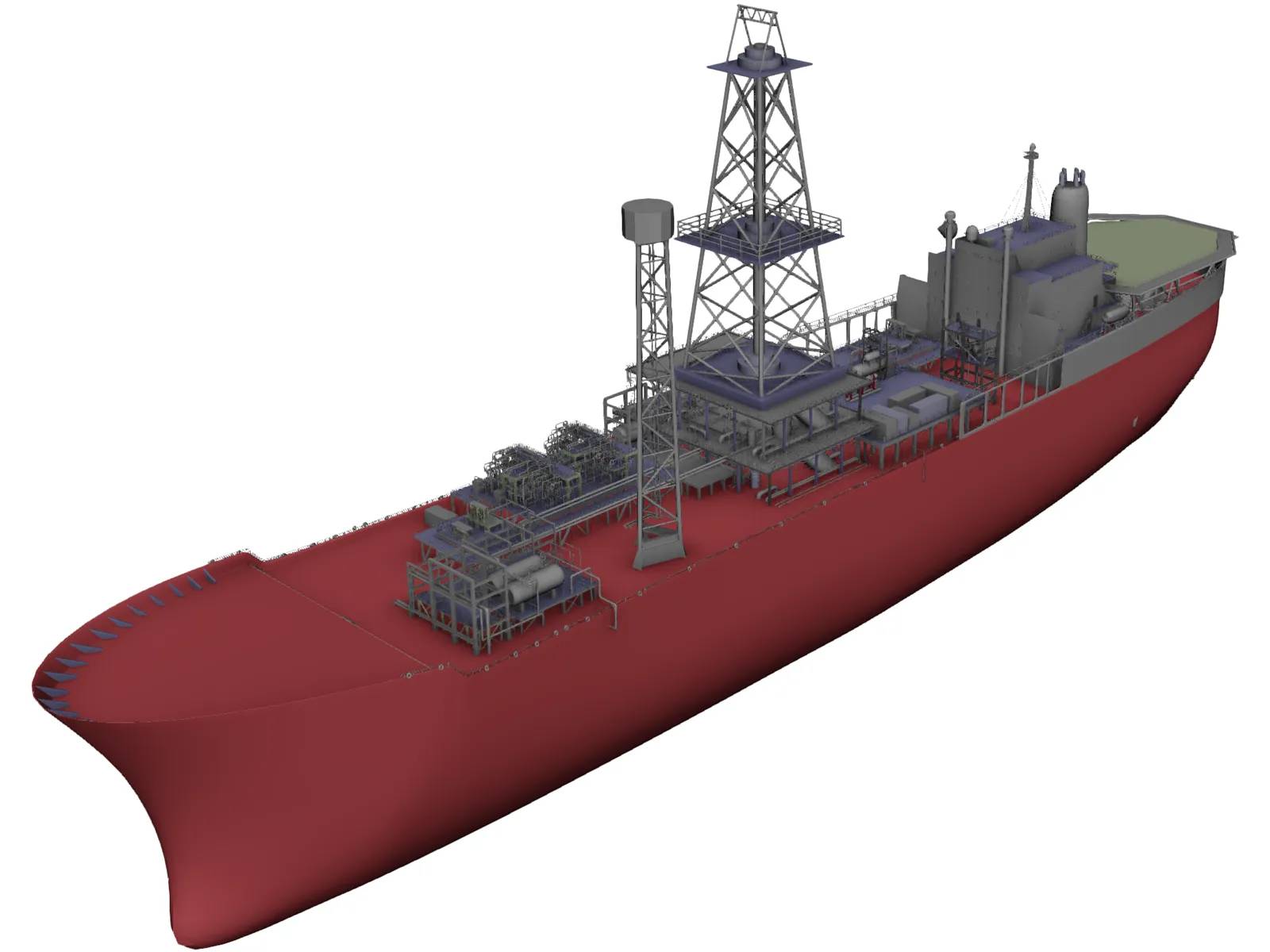 FPSO Noble Seillean 3D Model