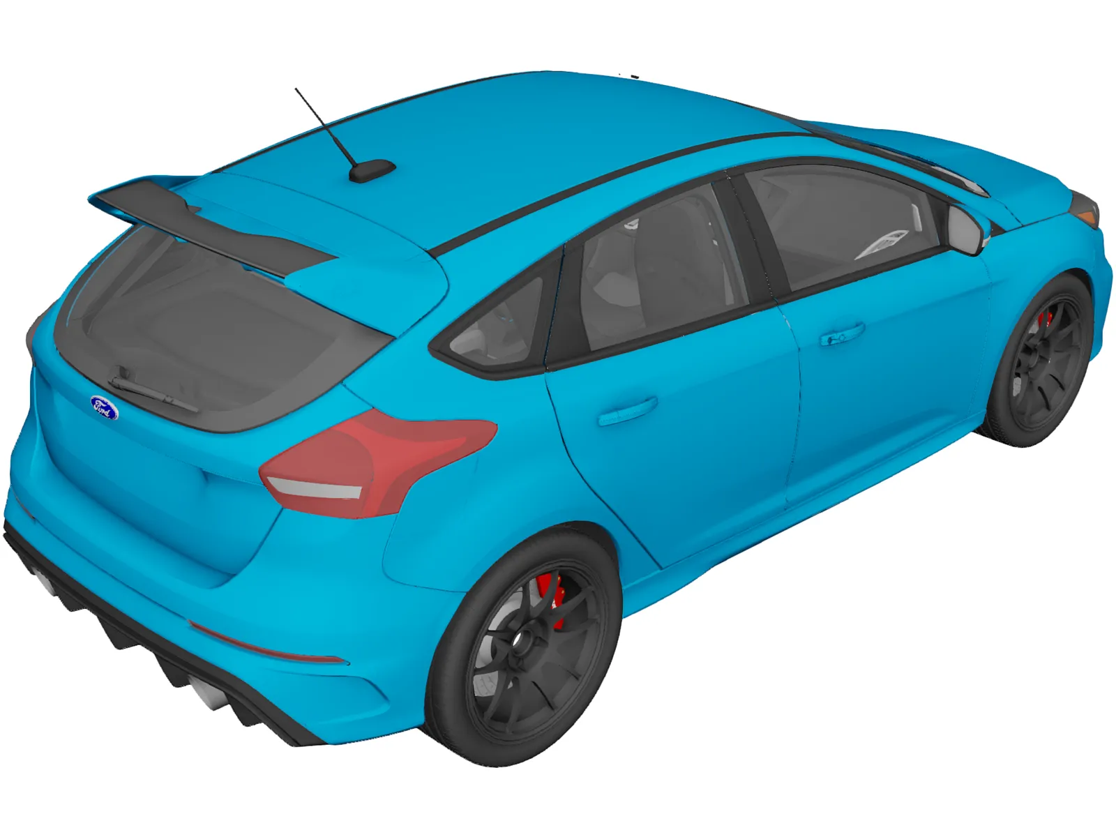 Ford Focus RS 3D Model