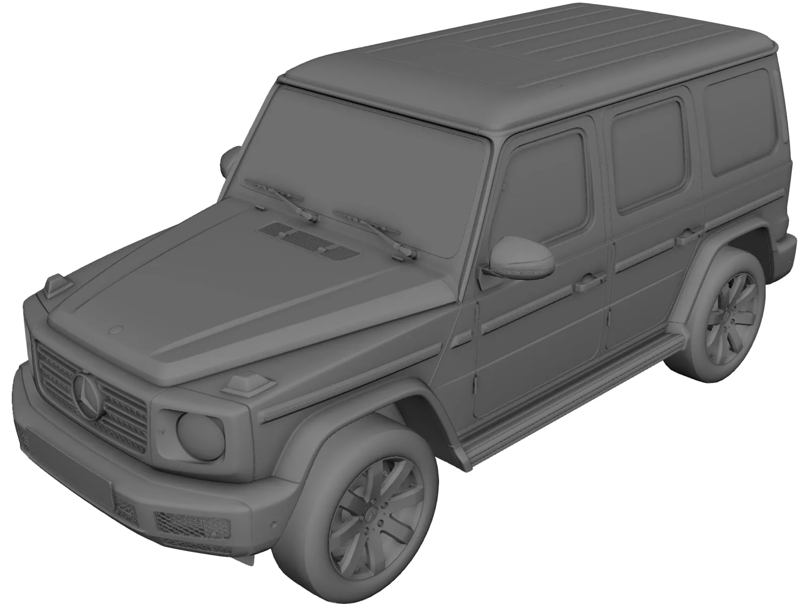 Mercedes-Benz G500 G-Class (2019) 3D Model