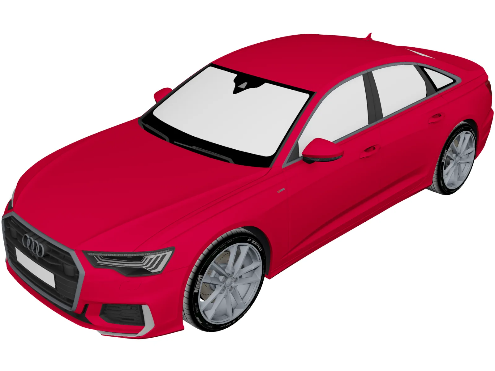 Audi A6 (2019) 3D Model