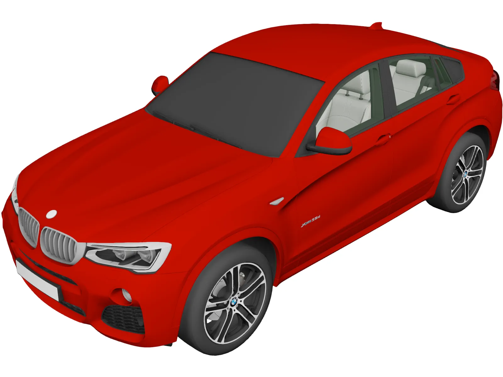 BMW X4 (2014) 3D Model