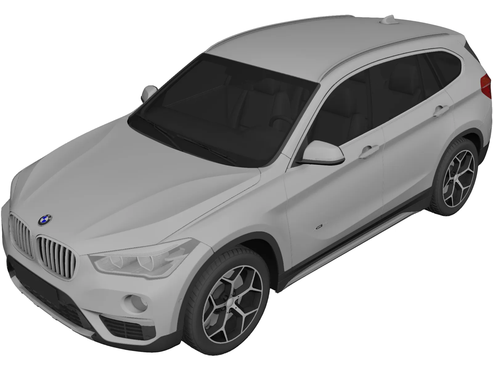 BMW X1 (2016) 3D Model