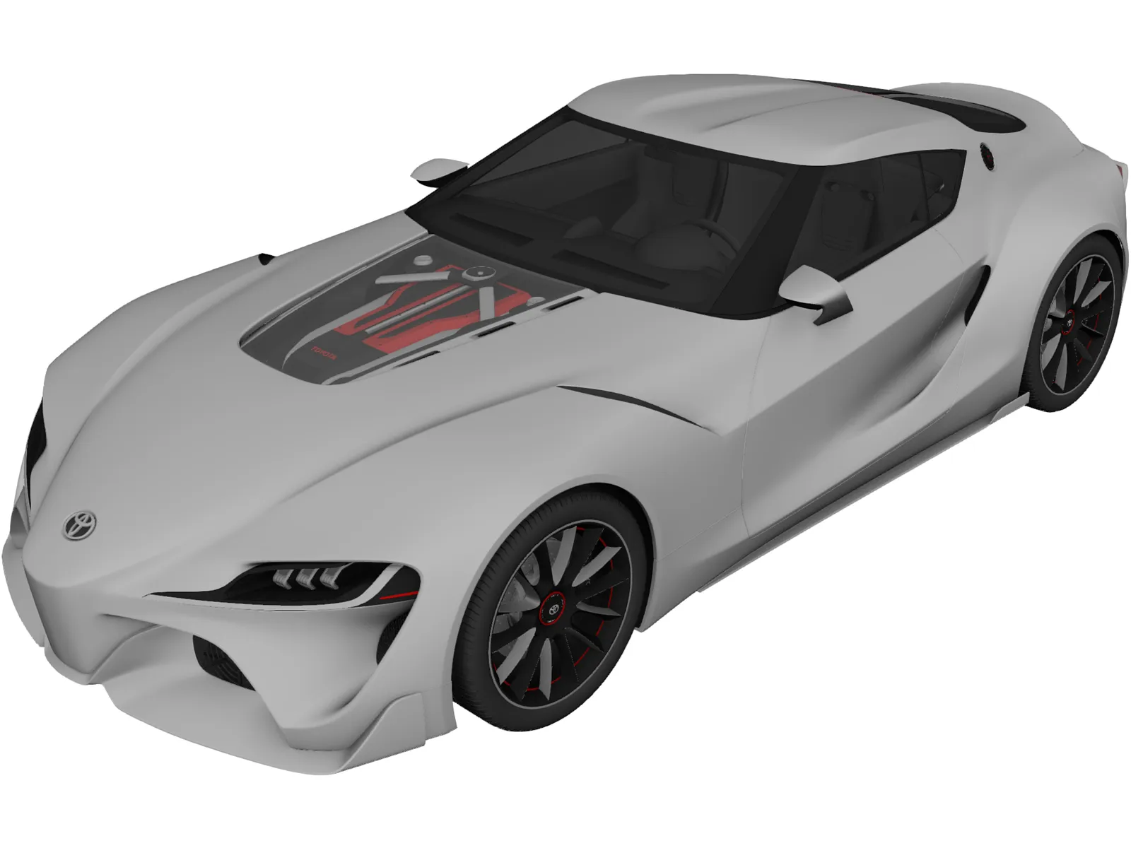 Toyota Supra FT-1 Concept 3D Model