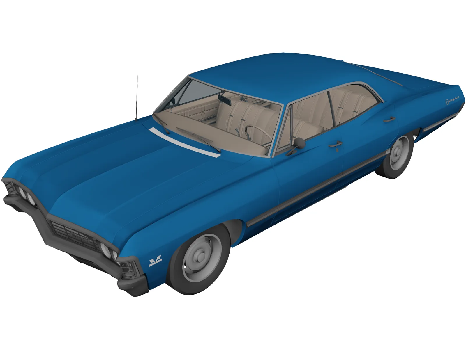 Chevrolet Impala (1967) 3D Model