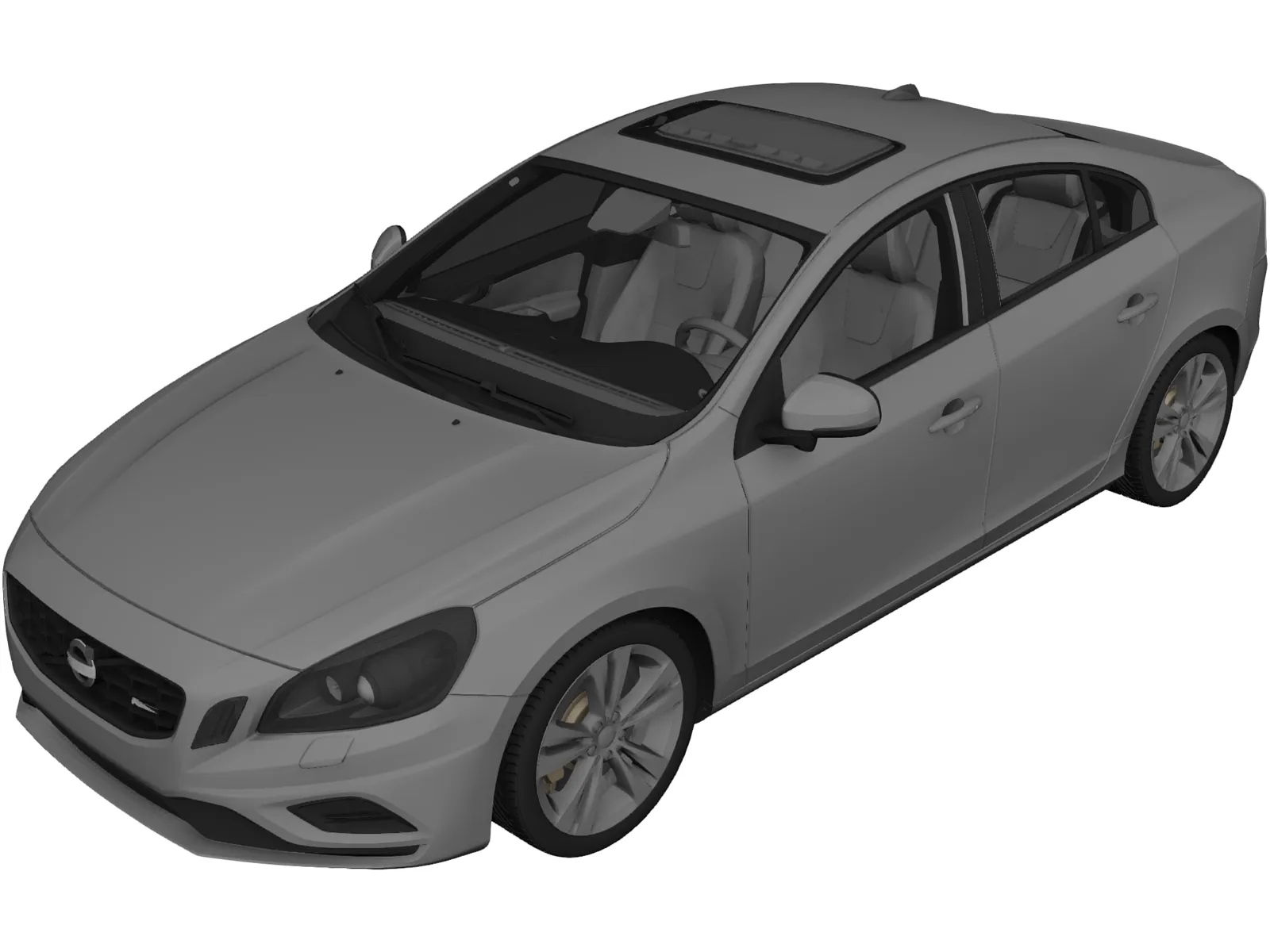 Volvo S60 (2010) 3D Model