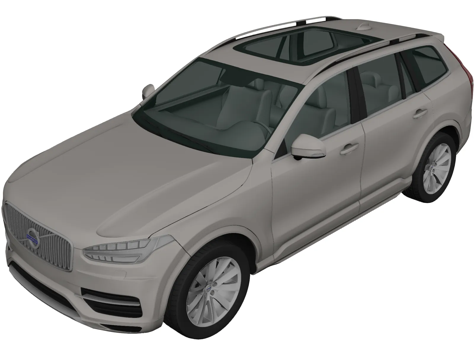 Volvo XC90 T5 (2015) 3D Model