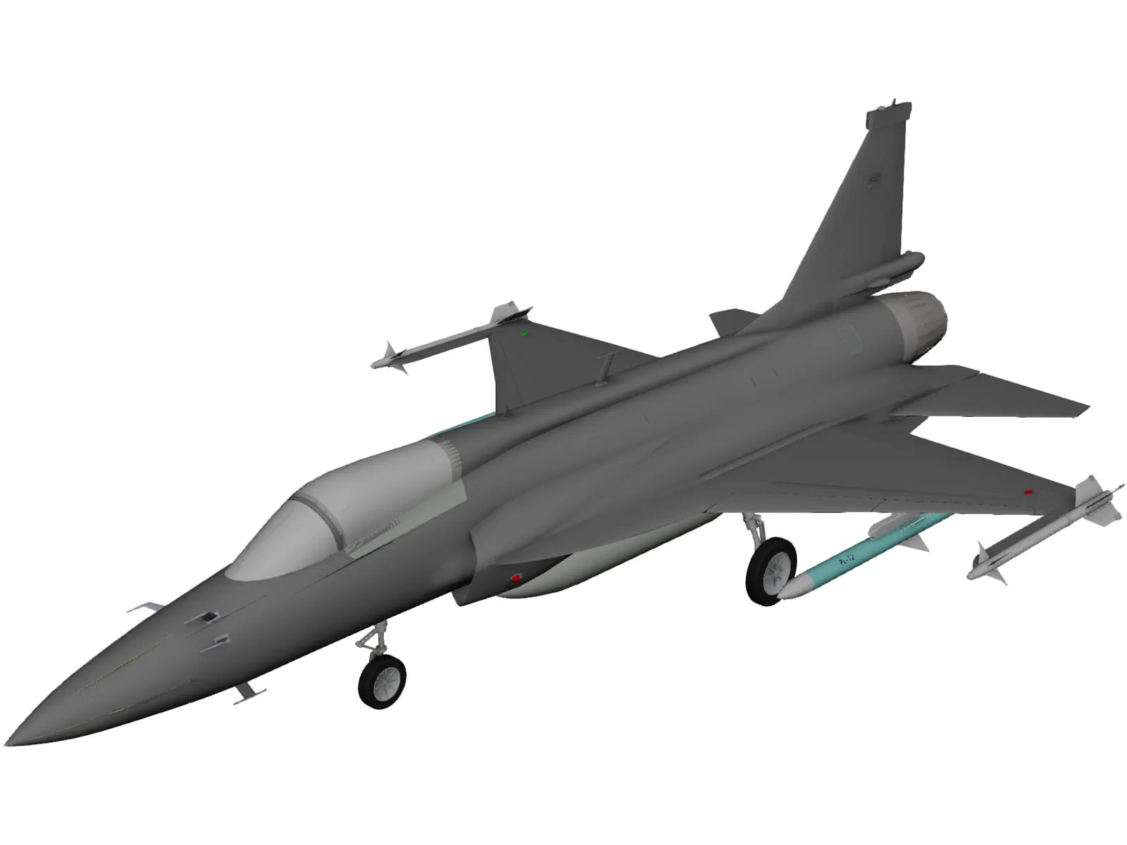 PAC JF-17 Thunder 3D Model