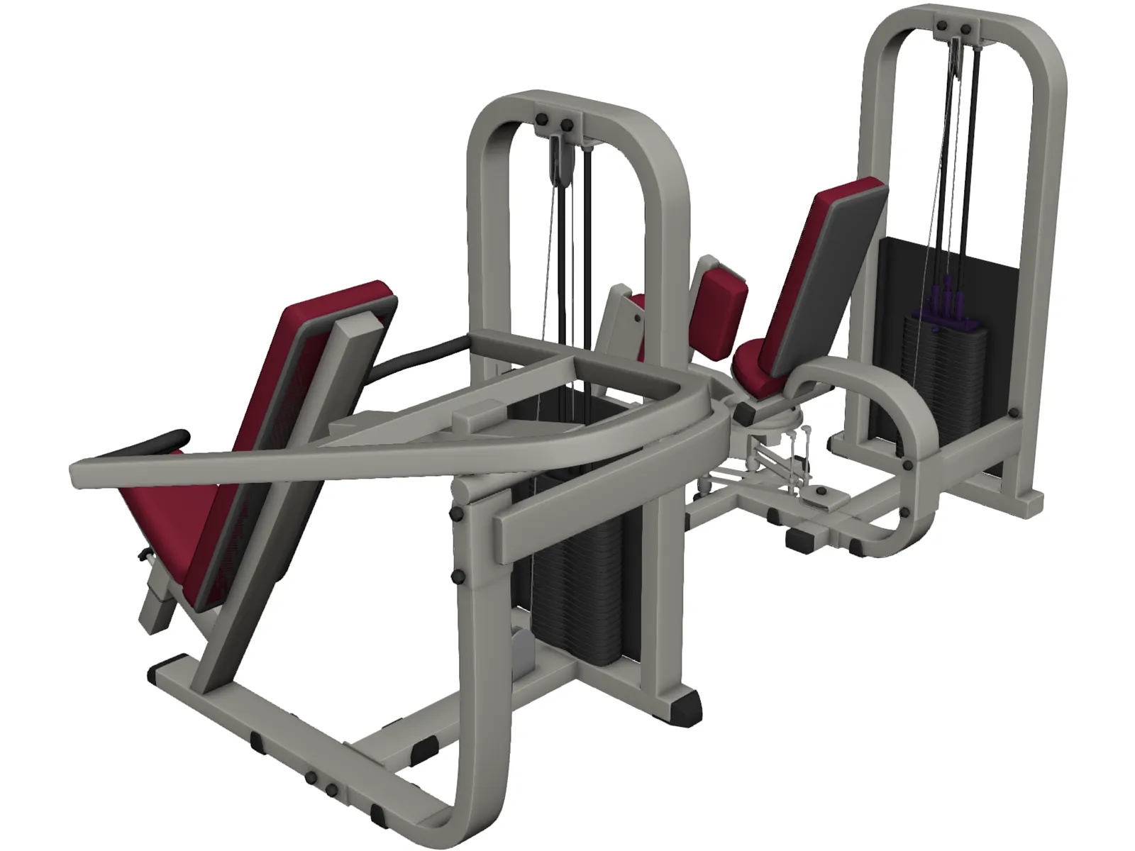 Shoulder Press 3D Model