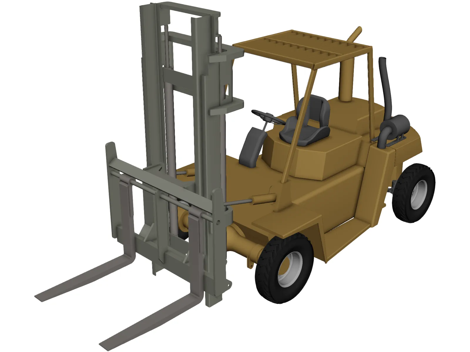 Fork Lift 3D Model